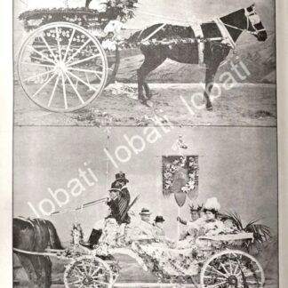 CARTEL ANTIGUO ORIGINAL DE COMBATE DE FLORES D.F 1895 CARRETAS DE LA EPOCA