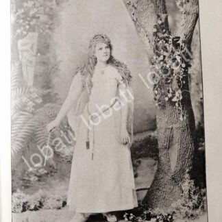 GRABADO ANTIGUO 1895 BLANCA KOFHAL NARVAEZ DE OCTAVIANO DE LA MORA /ASM