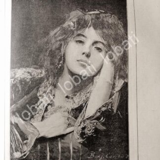 GRABADO ANTIGUO 1895 POR: BENJAMIN CONSTANT, ZORAIDA