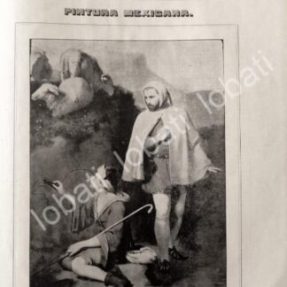 PORTADA ANTIGUA ORIGINAL  1895 GIOTTO Y COMABUE, PINTURA DE JOSE OBREGON