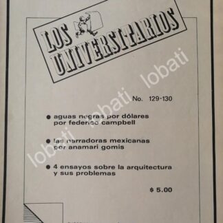 CARTEL ANTIGUO ORIGINAL DE PUBLICIDAD DE LA REVISTA LOS UNIVERSITARIOS 1978 UNAM