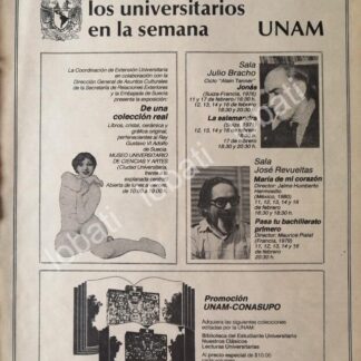 CARTEL ANTIGUO ORIGINAL DE UNAM EVENTOS DE TEATRO Y CULTURALES 1981 /14