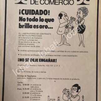 CARTEL ANTIGUO ORIGINAL DE CAMPAÑA DE LA SECRETARIA DE COMERCIO 1980 /18