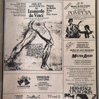 CARTEL ANTIGUO ORIGINAL DE FONAPASS DDF COLECCION DE LA REINA ISABEL II 1982 /11