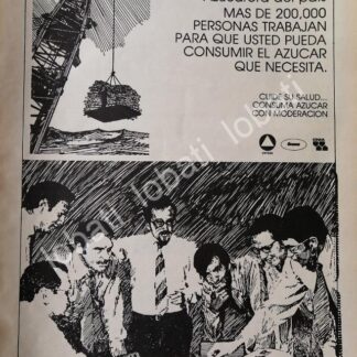 CARTEL ANTIGUO ORIGINAL DE UNPASA. CAMPAÑA DE LA INDUSTRIA AZUCARERA 1981 /101
