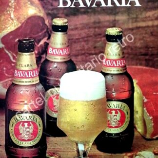 CARTEL ANTIGUO ORIGINAL DE CERVEZA BAVARIA 1970s /1