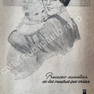 CARTEL ANTIGUO ORIGINAL DE CERVEZA DE MALTA PALERMO 1929 /8