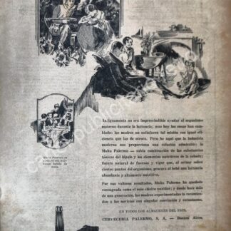 CARTEL ANTIGUO ORIGINAL DE CERVEZA DE MALTA PALERMO Y OTRAS 1930 /6