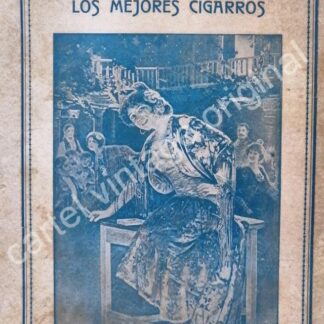 CARTEL ANTIGUO ORIGINAL DE CIGARROS EL BUEN TONO S.A 1920 / GITANAS