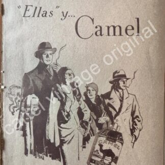 CARTEL ANTIGUO ORIGINAL DE CIGARROS CAMEL 1928 /15