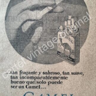 CARTEL ANTIGUO ORIGINAL DE CIGARROS CAMEL 1928 /14
