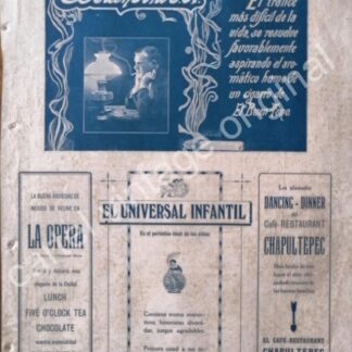 CARTEL ANTIGUO ORIGINAL DE CIGARROS EL BUEN TONO Y OTRAS 1913