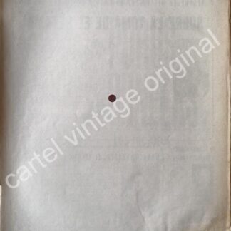 CARTEL ANTIGUO ORIGINAL DE MUY RARO. PURO ORNELAS DE CIGARROS OBREGON 1960s / muy raro