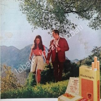 CARTEL ANTIGUO ORIGINAL DE CIGARROS RALEIGH 1970 /T267