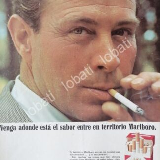 CARTEL ANTIGUO ORIGINAL DE CIGARROS MARLBORO 1966 /T250
