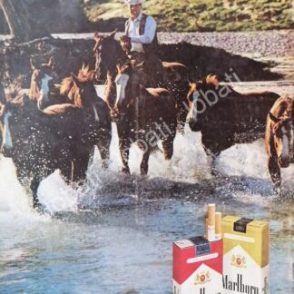 CARTEL ANTIGUO ORIGINAL DE CIGARROS MARLBORO 1970 /T246