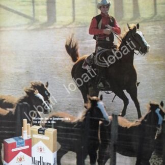 CARTEL ANTIGUO ORIGINAL DE CIGARROS MARLBORO 1969 /T241