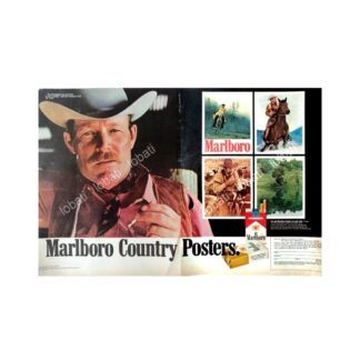 CARTEL ANTIGUO ORIGINAL DE PROMOCION DE POSTERS DE CIGARROS MARLBORO DE 1972 /T231