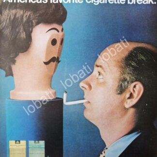 CARTEL ANTIGUO ORIGINAL DE CIGARROS BENSON & HEDGES 1970 /4