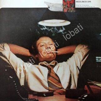 CARTEL ANTIGUO ORIGINAL DE CIGARROS L&M 1971 IS THE L&M MOMENT, 1971