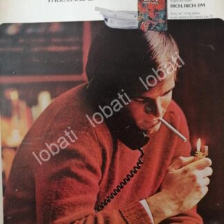CARTEL ANTIGUO ORIGINAL DE CIGARROS L&M 1971 RICH RICH, 1971