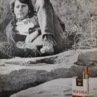 CARTEL ANTIGUO ORIGINAL DE CIGARROS OLD GOLD 1970 -3