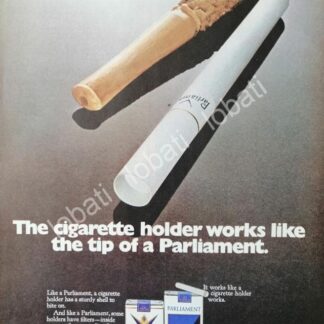 CARTEL ANTIGUO ORIGINAL DE CIGARROS PARLIAMENT 1970 /2