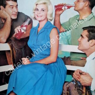 CARTEL ANTIGUO ORIGINAL DE ORANGE CRUSH 1963 CON ROGELIO GUERRA Y OTROS /FEP 5