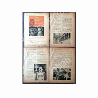 CARTEL ANTIGUO ORIGINAL DE REPORTAJES SOBRE LOS NIÑOS CANTORES DE MORELIA 1959