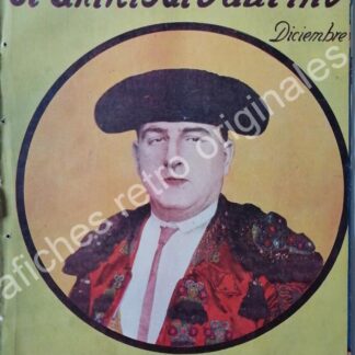 PORTADA ANTIGUA ORIGINAL  1922. TORERO. MATIAS LARA " LARITA "