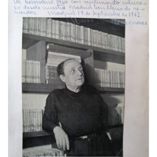 CARTEL ANTIGUO ORIGINAL DE FOTO LITOGRAFIA DE JOSE MINGORANCE, DEDICADA Y FIRMADA 1963