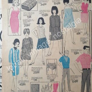 CARTEL ANTIGUO ORIGINAL DE TIENDA ALMACENES RODRIGUEZ DE PUEBLA 1967