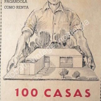 CARTEL ANTIGUO ORIGINAL DE AFICHE COLONIA. UNIDAD GUADALUPE. PUEBLA 1967