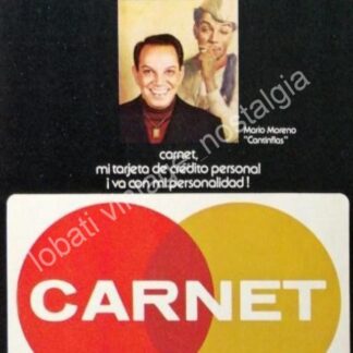 CARTEL ANTIGUO ORIGINAL DE CANTINFLAS Y LA TARJETA CARNET 1979 /FEP