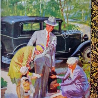 CARTEL ANTIGUO ORIGINAL DE AUTOS CHEVROLET GENERAL MOTOROS 1930 /132