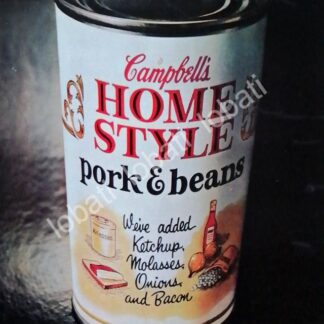 CARTEL ANTIGUO ORIGINAL DE SOPA DE LATA CAMPBELLS 1960s /35 U.S.A