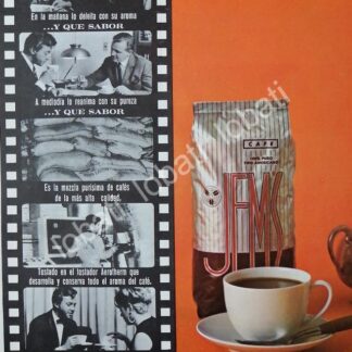 CARTEL ANTIGUO ORIGINAL DE CAFE JEM´S 1967 CAFES DE VERACRUZ /31