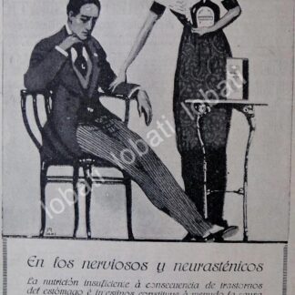 CARTEL ANTIGUO ORIGINAL DE MEDICINA. TONICO SOMATOSE 1913 BAYER /19
