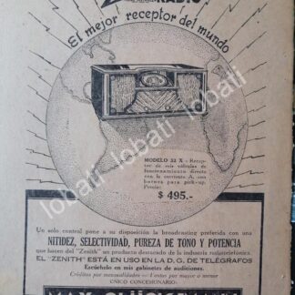 CARTEL ANTIGUO ORIGINAL DE RADIO ATWATER KENT 1920s / 127