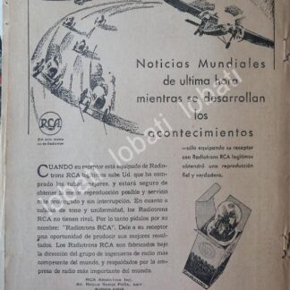 CARTEL ANTIGUO ORIGINAL DE VALVULAS DE VACIO ( BULBOS ) RCA RADIOTRON 1920s / 122