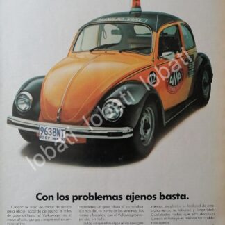 CARTEL ANTIGUO ORIGINAL DE AUTOS VOLKSWAGEN VOCHO 1982 /39