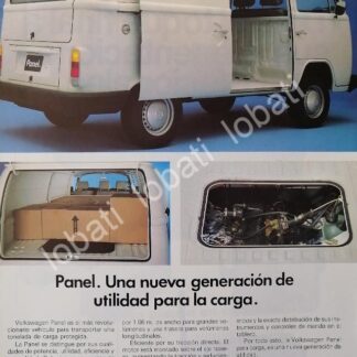 CARTEL ANTIGUO ORIGINAL DE AUTOS VOLKSWAGEN COMBI (PANEL) 1990 /26