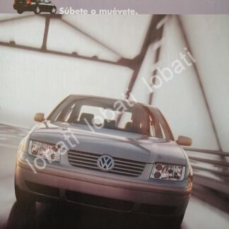 CARTEL ANTIGUO ORIGINAL DE AUTOS VOLKSWAGEN JETTA 2000 /24