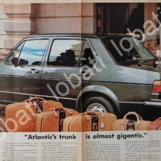 CARTEL ANTIGUO ORIGINAL DE AUTOS VOLKSWAGEN ATLANTIC (JETTA) 1979 1RA EDICION /5