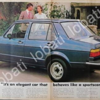 CARTEL ANTIGUO ORIGINAL DE AUTOS VOLKSWAGEN ATLANTIC (JETTA) 1979 1RA EDICION /4
