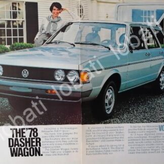 CARTEL ANTIGUO ORIGINAL DE AUTOS VOLKSWAGEN DASHER WAGON 1979 /3
