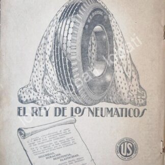 CARTEL ANTIGUO ORIGINAL DE LLANTAS U.S ROYAL 1926 /13