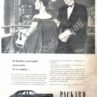 CARTEL ANTIGUO ORIGINAL DE AUTOS PACKARD 1945 /377