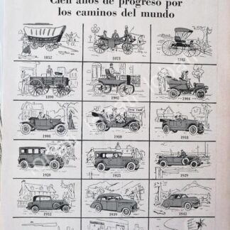 CARTEL ANTIGUO ORIGINAL DE AUTOS. STUDEBAKER 1952 100 ANIVERSARIO