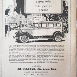 CARTEL ANTIGUO ORIGINAL DE AUTOS STUDEBAKER ROYAL DIRECTOR /342